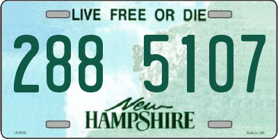 NH license plate 2885107