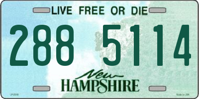 NH license plate 2885114