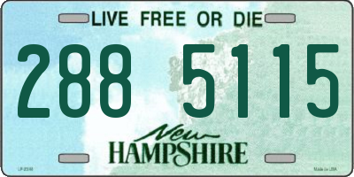 NH license plate 2885115