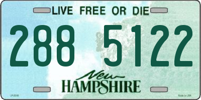 NH license plate 2885122