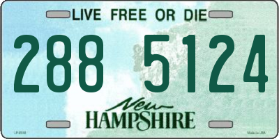 NH license plate 2885124