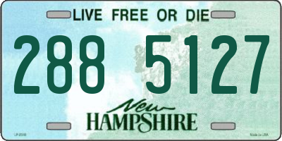 NH license plate 2885127
