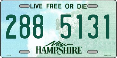 NH license plate 2885131