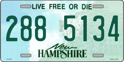 NH license plate 2885134