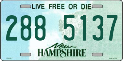 NH license plate 2885137