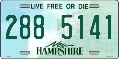 NH license plate 2885141