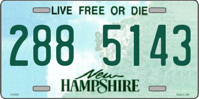 NH license plate 2885143