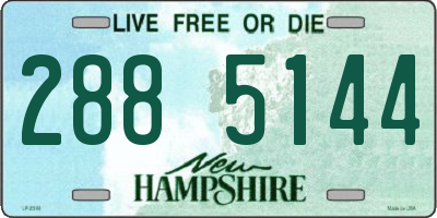 NH license plate 2885144