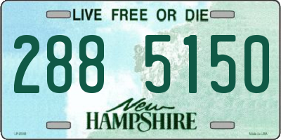 NH license plate 2885150