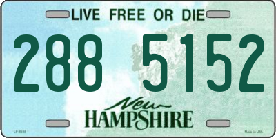 NH license plate 2885152
