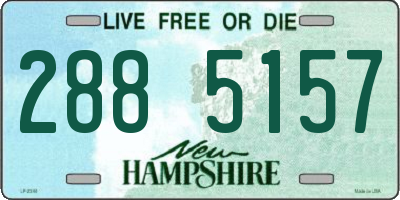 NH license plate 2885157