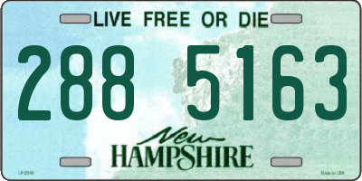 NH license plate 2885163