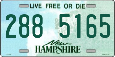 NH license plate 2885165
