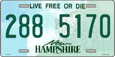 NH license plate 2885170