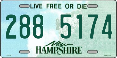 NH license plate 2885174