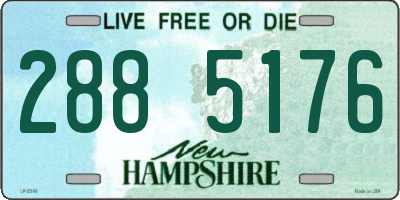 NH license plate 2885176