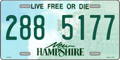 NH license plate 2885177