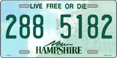 NH license plate 2885182
