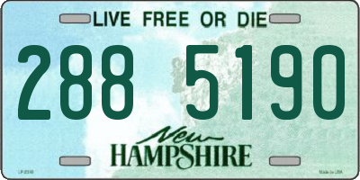 NH license plate 2885190