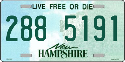 NH license plate 2885191