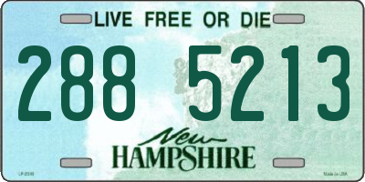 NH license plate 2885213