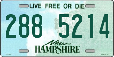 NH license plate 2885214