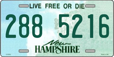 NH license plate 2885216