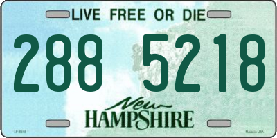 NH license plate 2885218