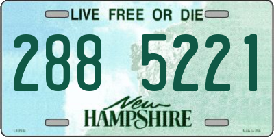 NH license plate 2885221