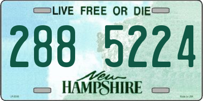 NH license plate 2885224