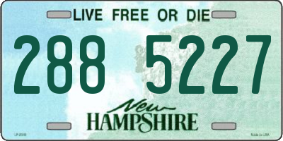 NH license plate 2885227