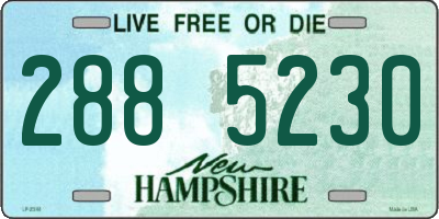NH license plate 2885230