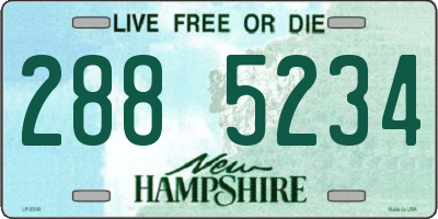 NH license plate 2885234