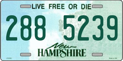 NH license plate 2885239