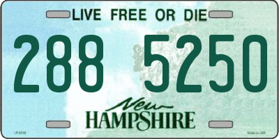 NH license plate 2885250