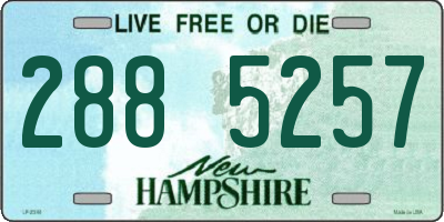 NH license plate 2885257