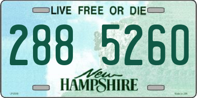 NH license plate 2885260