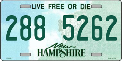 NH license plate 2885262