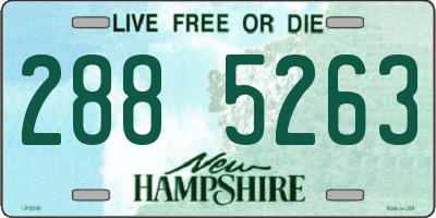 NH license plate 2885263