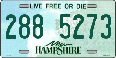 NH license plate 2885273
