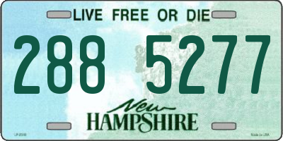 NH license plate 2885277