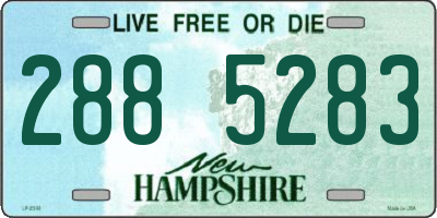 NH license plate 2885283