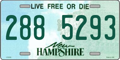 NH license plate 2885293