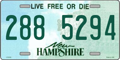 NH license plate 2885294