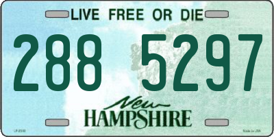 NH license plate 2885297