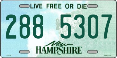NH license plate 2885307