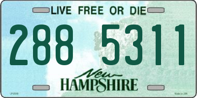 NH license plate 2885311