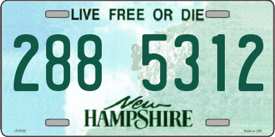 NH license plate 2885312