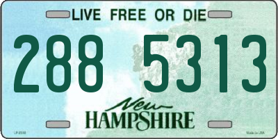 NH license plate 2885313