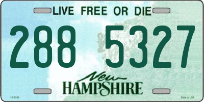 NH license plate 2885327